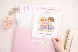 Róża i Jagoda – historyjka obrazkowa 4 elementy