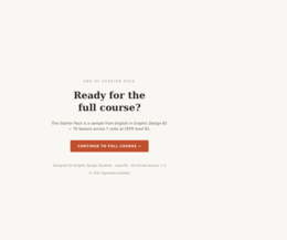 English for Graphic Designers B1 – Starter Pack + Test Wiedzy | Angielski branżowy dla grafików (PDF)