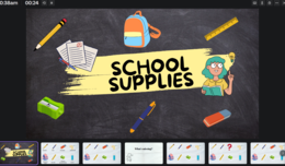 School supplies - What's missing? (Przybory szkolne)