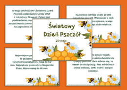 DZIEŃ PSZCZÓŁ – ciekawostki o pszczołach – wiosna – GAZETKA – biblioteka – świetlica – 13 stron – wersja 3