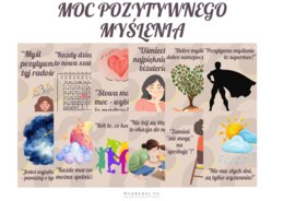 "Moc pozytywnego myślenia" - gazetka skierowana do uczniów szkoły podstawowej