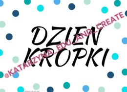 Kropka w geografii - plakaty na Dzień Kropki