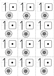 Cyfry 0-9- wklejki do zeszytu