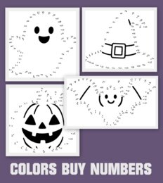 Karty pracy i aktywności na HALLOWEEN - pdf plus jpg! a4 do druku