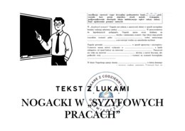 TEKST Z LUKAMI — Nogacki w „Syzyfowych pracach”