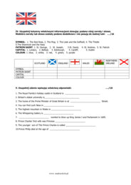 KONKURS WIEDZY O KRAJACH ANGLOJĘZYCZNYCH „Be Pro on the United Kingdom"