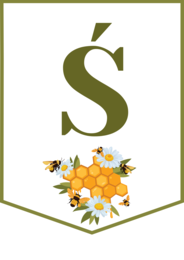 DZIEŃ PSZCZÓŁ – wiosna – girlanda – napis – gazetka – wersja 1 - Dzień Pszczoły