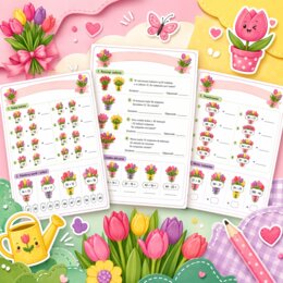 Tulipanowe obliczenia w zakresie 100