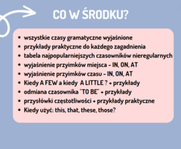 OGARNIJ ANGIELSKĄ GRAMATYKĘ, ZAGADNIENIA GRAMATYCZNE, E8, MATURA