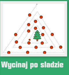 Wycinanki po śladzie świąteczne (pdf i jpg -a4)