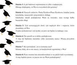 Scenriusz zakończenia roku i pożegnania (przedszkole/ klasa 3) "My się nie rozstajemy!"