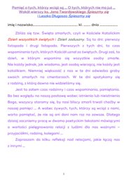 "Śpieszmy się" - o utrwalaniu relacji i pamięci po zmarłych - wiersze ks. Jana Twardowskiego i Leszka Długosza