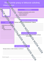 Rozliczenie postaci z lektury