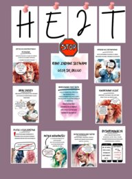 Hejt - słowa, które ranią gazetka profilaktyczna