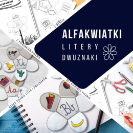 Alfakwiatki - kwiatki literowe/wklejki