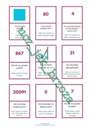 Ja mam, kto ma? Pierwsza lekcja matematyki w klasie 4