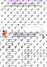 Postacie literackie, test ósmoklasisty, święta