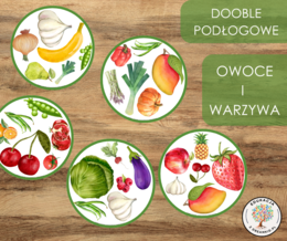 Dooble podłogowe - owoce i warzywa