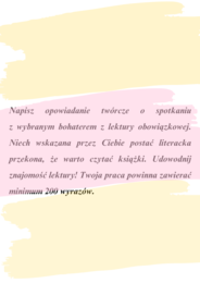 Opowiadanie wzór! Hit na egzamin ósmoklasisty 2025!