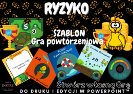 Gra powtórzeniowa - Szablon - Ryzyko - Stwórz własną Grę - z dowolnego przedmiotu