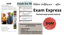 matura ustna, dział DOM + duale, konwersacje przed maturą, opis obrazka, Matura Express