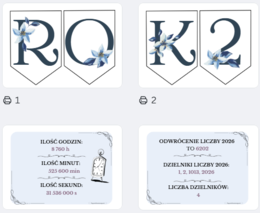 Gazetka - rok 2026 okiem matematyki.