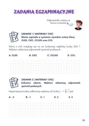 ZADANIA EGZAMINACYJNE I WZORY DO EGZAMINU z Matixem do E8