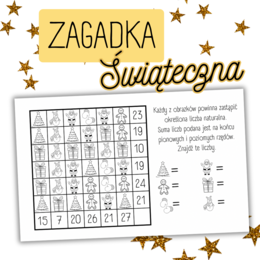 ZAGADKA LOGICZNA - Święta Bożego Narodzenia/Mikołajki