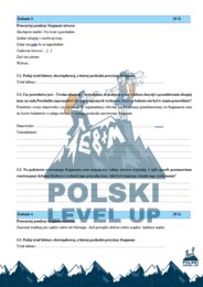 Zadanie E8_Rozpoznaj cytat i stwórz odpowiedź argumentacyjną (26 zadań+ klucz odp.)_Polski Level Up