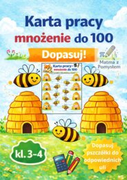 Karta pracy – mnożenie do 100 | dopasuj | kl. 3–4 |