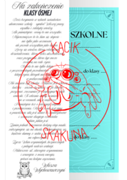 NAKŁADKA na świadectwo - KLASA 8 (PAKIET 2 WERSJI)