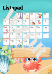 Kalendarz Dni Nietypowych 2022/2023 - krab