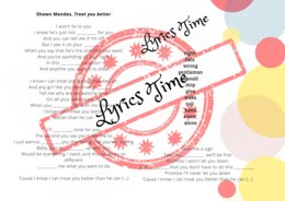 Lyrics Time: Shawn Mendes - Treat you better