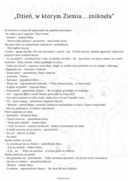 Dzień Ziemi-opowiadanie plus zadania