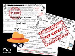 Agencja Detektywistyczna: tajemnicza wskazówka. Równania i proporcje. Rozwiązywanie Równań.