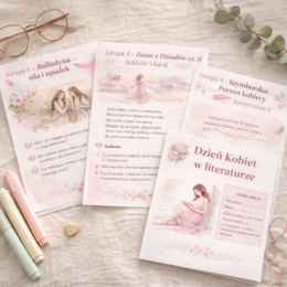 Scenariusz lekcji "Dzień Kobiet w literaturze"