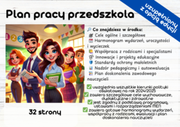 Gotowy Plan Pracy Przedszkola na Rok Szkolny