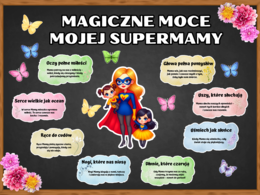 DZIEŃ MAMY - zestaw materiałów - MAGICZNE MOCE MOJEJ SUPERMAMY