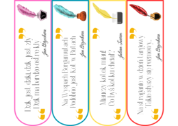 Zakładki "Światowy Dzień Poezji"