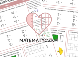 Liczby Mieszane i Ułamki Niewłaściwe Cwiczenia karta pracy Matematyczka Martyna Rozalia