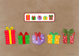 Układanka „Prezenty Świętego Mikołaja” – zabawa edukacyjna PDF