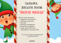 ESCAPE ROOM "UWOLNIĆ MIKOŁAJA"