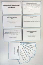 Zdania złożone współrzędnie - typy i wykresy - teoria