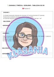 Matematyka na łace- mnożenie i dzielenie do 50