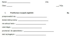 Brainy 6 unit 3 sprawdzian