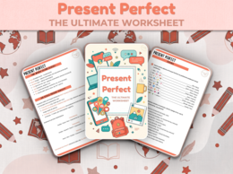 MEGA PAKA: Present Perfect – 22 zadania + KLUCZ