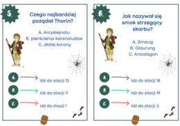 "Hobbit" - stacje zadaniowe (lekcja w ruchu)