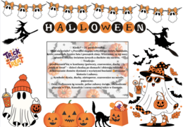 Kolorowa Gazetka na Halloween|24 strony do druku| Zawiera planszę z ciekawostkami o historii Halloween| przyciągające wzrok grafiki | Format A 4 i mniejszy, każda grafika w kilku rozmiarach!