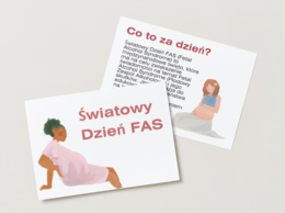 Materiały informacyjne na temat FAS Płodowy Zespół Alkoholowy Światowy Dzień FAS