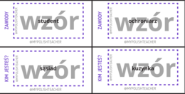 Kim jesteś? Zawody i role społeczne. Język polski jako obcy A1